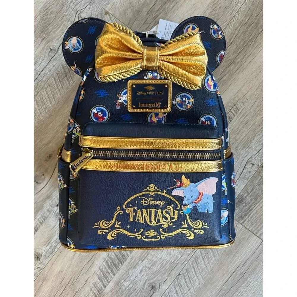 Disney Cruise Line DCL Fantasy Dumbo Loungefly Mini Backpack Exclusive LE LR